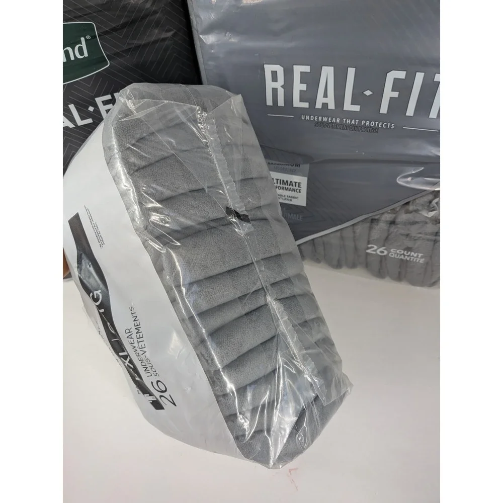 BULK 65-TOTAL🚨Depend Real Fit Incontinence Underwear Men L/XL Disposable Max